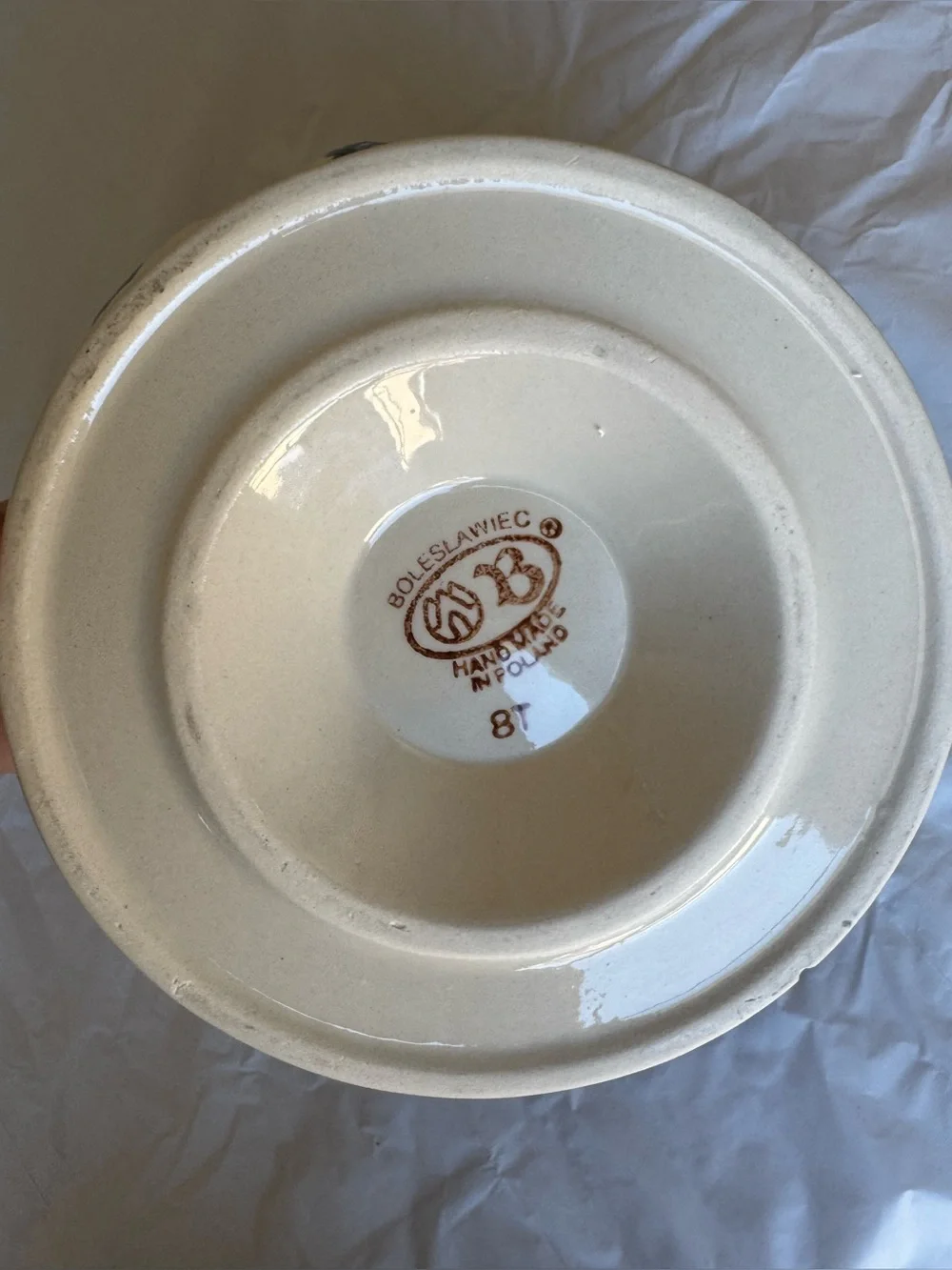 Polish Pottery elegant blue